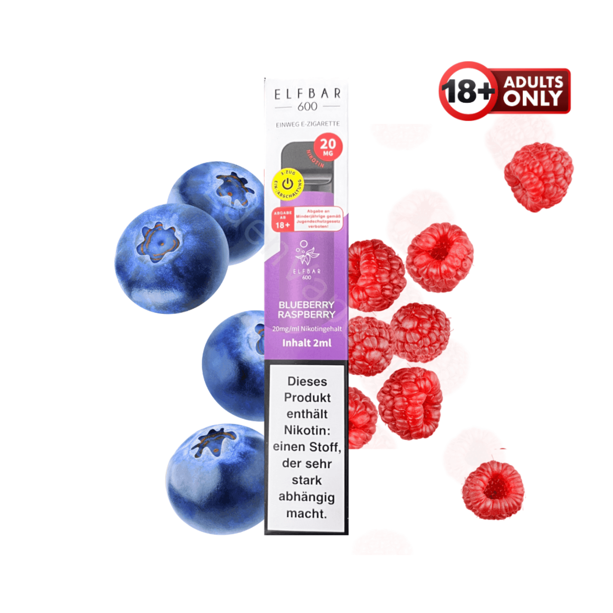 Elfbar 600 - Blueberry Raspberry - EdenVape24